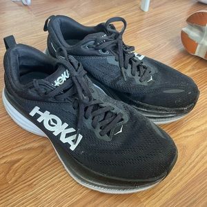 Hola Bondi 8 8.5 D Black sneakers